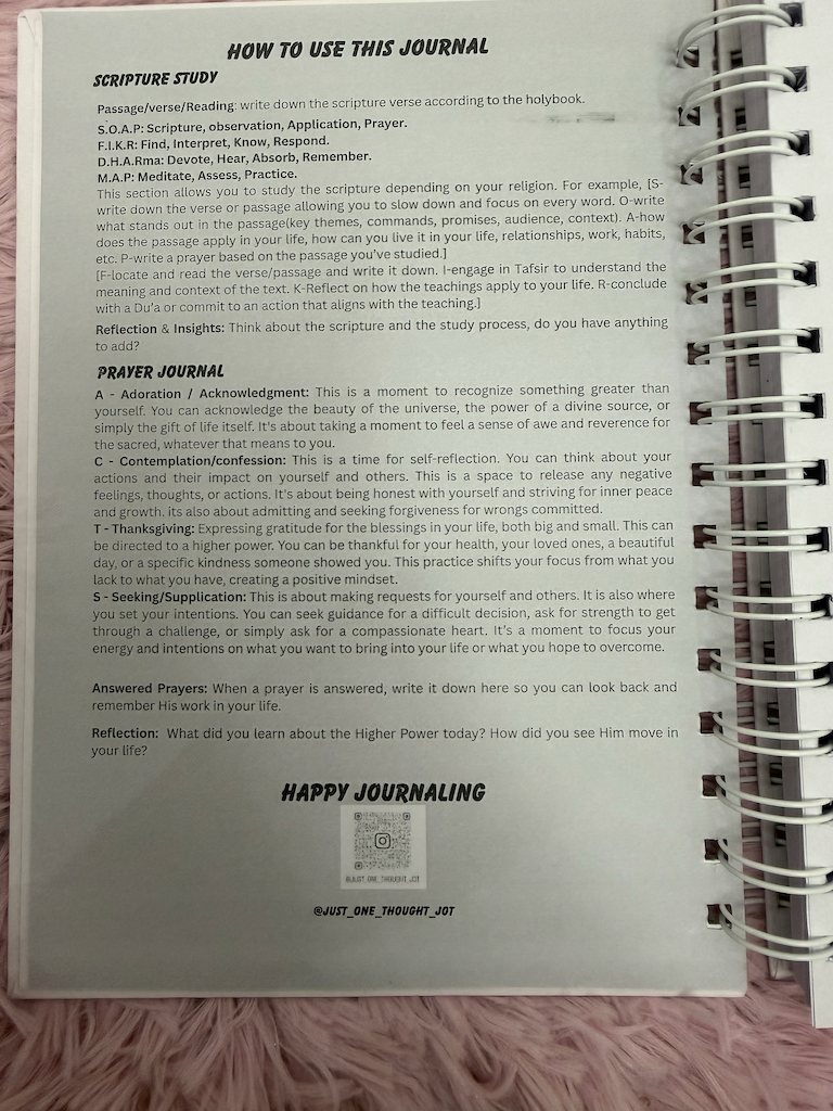 Religious Practice (scripture &amp; Prayer)